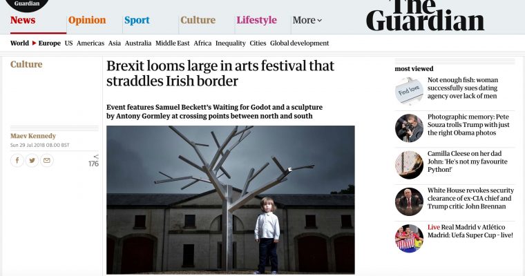The Guardian: Brexit looms large in arts festival that straddles Irish border